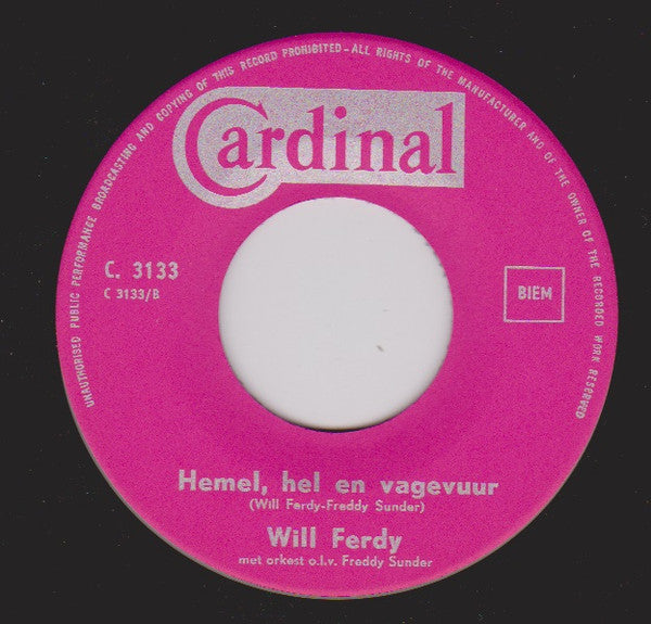 Will Ferdy - Wanneer De Avond Komt 30994 Vinyl Singles Goede Staat