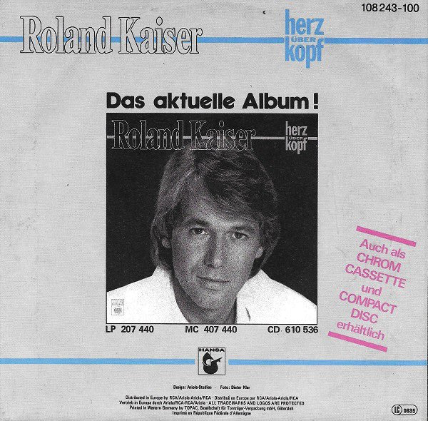 Roland Kaiser - Midnight Lady 21636 Vinyl Singles Goede Staat