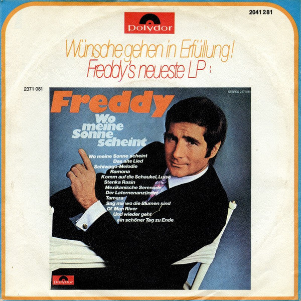 Freddy - River-Melodie 30679 Vinyl Singles Goede Staat