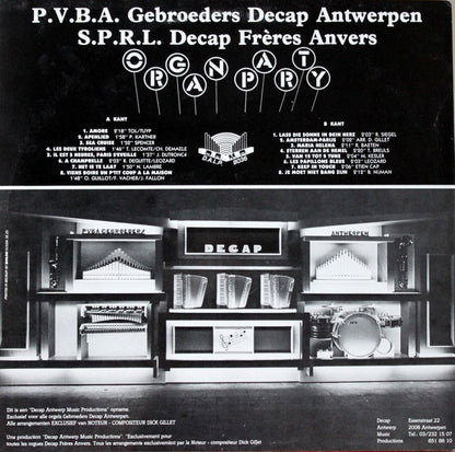 Decap Organ Antwerp - Organ Party (LP) 46792 Vinyl LP Goede Staat