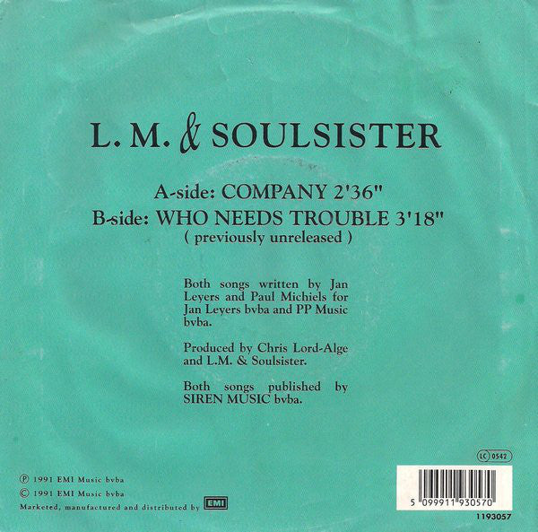 L.M. & Soulsisters - Company 12839 Vinyl Singles Goede Staat