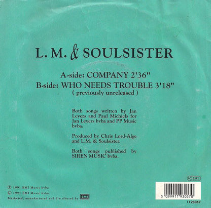 L.M. & Soulsisters - Company 12839 Vinyl Singles Goede Staat