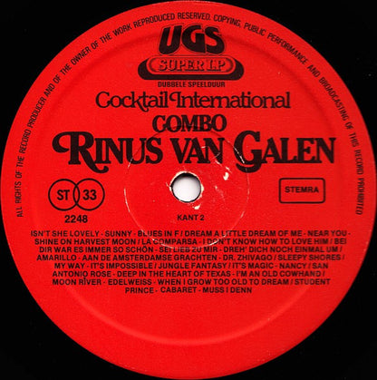 Rinus Van Galen Combo - Cocktail International (LP) 40759 Vinyl LP Goede Staat