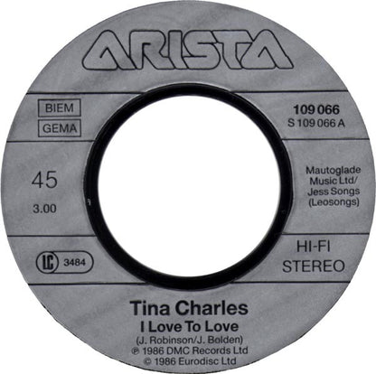 Tina Charles - I Love To Love 26441 Vinyl Singles Goede Staat