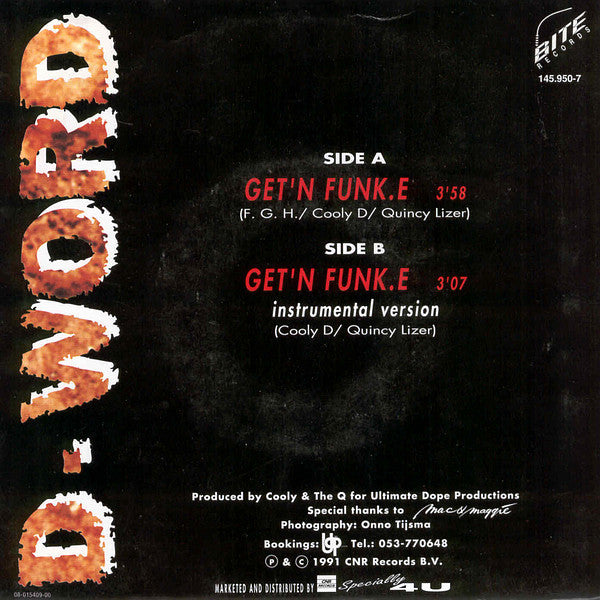 D. Word - Get'n Funk.e 12569 Vinyl Singles Goede Staat