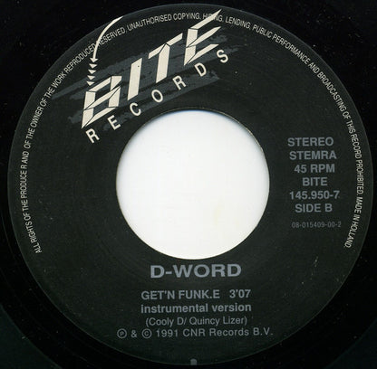 D. Word - Get'n Funk.e 12569 Vinyl Singles Goede Staat