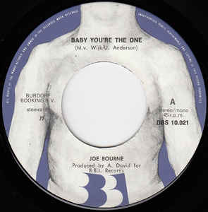 Joe Bourne - Baby You're The One 07680 Vinyl Singles Goede Staat