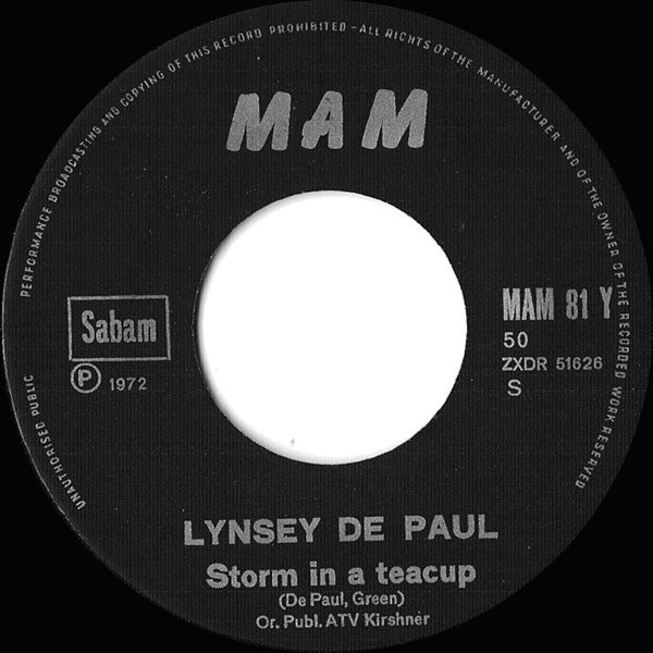 Lynsey de Paul - Sugar me 18939 Vinyl Singles Hoes: Generic