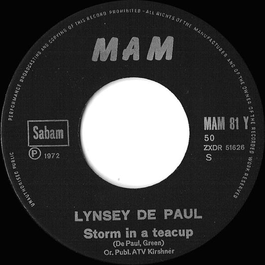 Lynsey de Paul - Sugar me 18939 Vinyl Singles Hoes: Generic