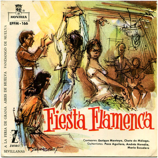 Various - Fiesta Flamenca (EP) 13395 Vinyl Singles EP Goede Staat