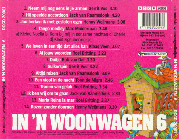 Various - In 'n Woonwagen 6 (CD) Compact Disc Goede Staat