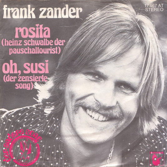 Frank Zander - Rosita (Heinz Schwalbe Der Pauschaltourist) 17360 28198 Vinyl Singles Goede Staat