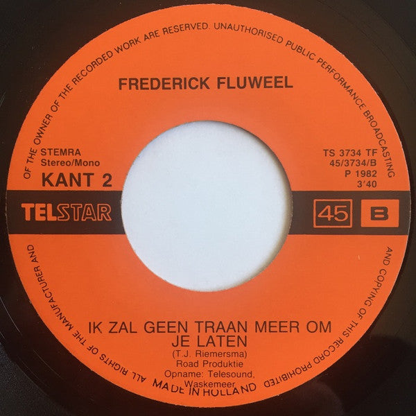 Frederick Fluweel - In Een Gouden Medaillon 14927 Vinyl Singles Goede Staat