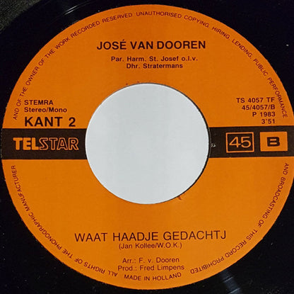 Gilion van Lierop, José Van Dooren - Vae Zenge,Dânse,Spreenge 28865 Vinyl Singles Goede Staat