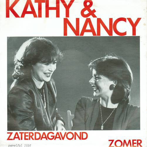 Kathy & Nancy - Zaterdagavond 25117 Vinyl Singles Goede Staat