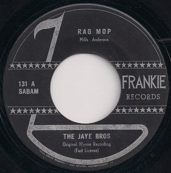 Jaye Bros - Rag Mop 10631 Vinyl Singles Goede Staat