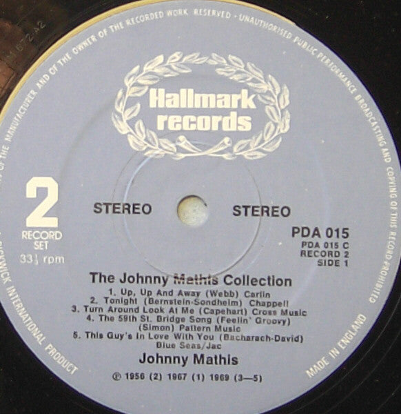 Johnny Mathis - The Johnny Mathis Collection (LP) 49385 Vinyl LP Goede Staat