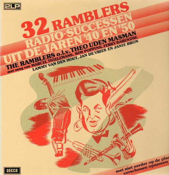 Ramblers O.L.V. Theo Uden Masman - 32 Ramblers Radio-Successen Uit De Jaren '40 En '50 (LP) 48370 Vinyl LP Goede Staat