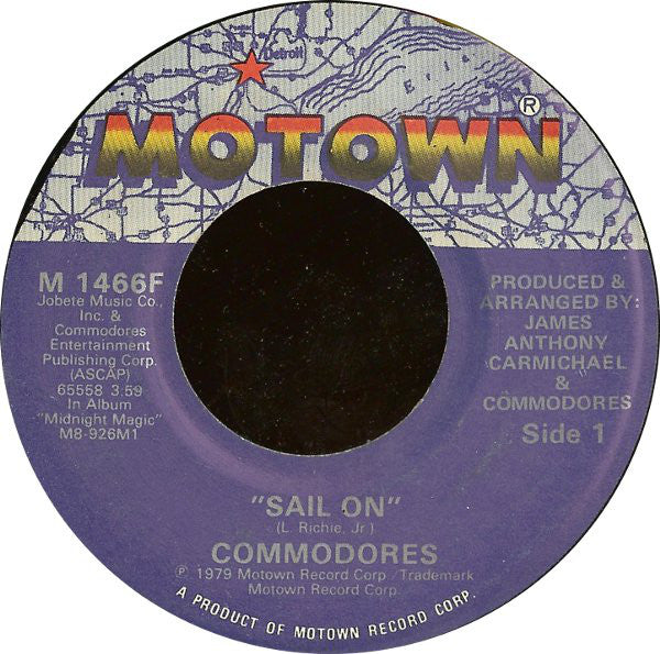 Commodores - Sail on 33420 Vinyl Singles Goede Staat