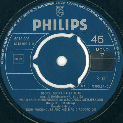 Westlands Mannenkoor En Westlands Meisjeskoor - Glory, Glory Hallelujah 13706 31953 Vinyl Singles Goede Staat