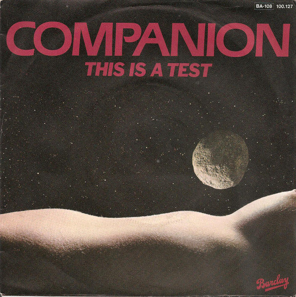 Companion - This Is A Test 18151 Vinyl Singles Goede Staat