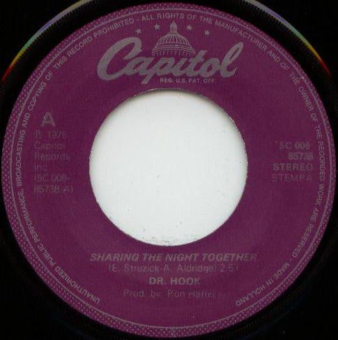 Dr. Hook - Sharing The Night Together 27468 Vinyl Singles Goede Staat