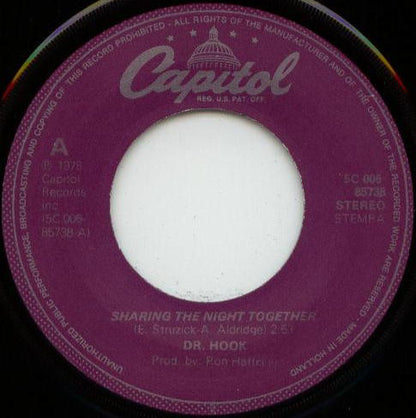 Dr. Hook - Sharing The Night Together 27468 Vinyl Singles Goede Staat