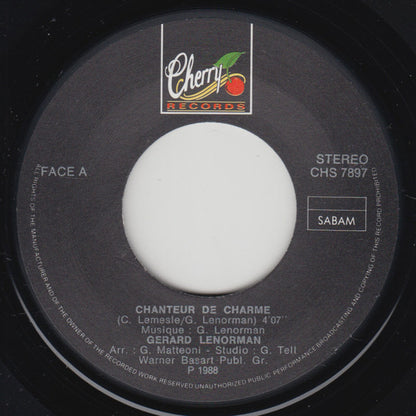 Gérard Lenorman - Chanteur De Charme 31382 Vinyl Singles Goede Staat