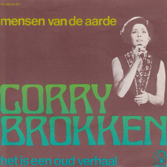 Corry Brokken - Mensen Van De Aarde Vinyl Singles Goede Staat