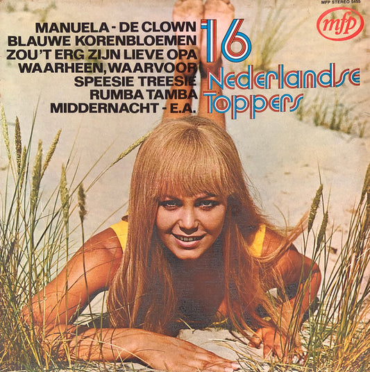 Various - 16 Nederlandse Toppers (LP) 46405 Vinyl LP Goede Staat