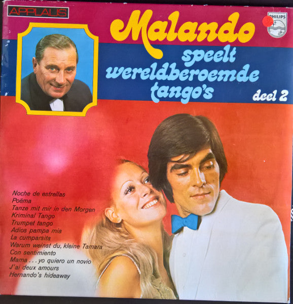 Malando En Zijn Tango Orkest - Malando Speelt Wereldberoemde Tango's Deel 2 (LP) 40992 Vinyl LP Goede Staat