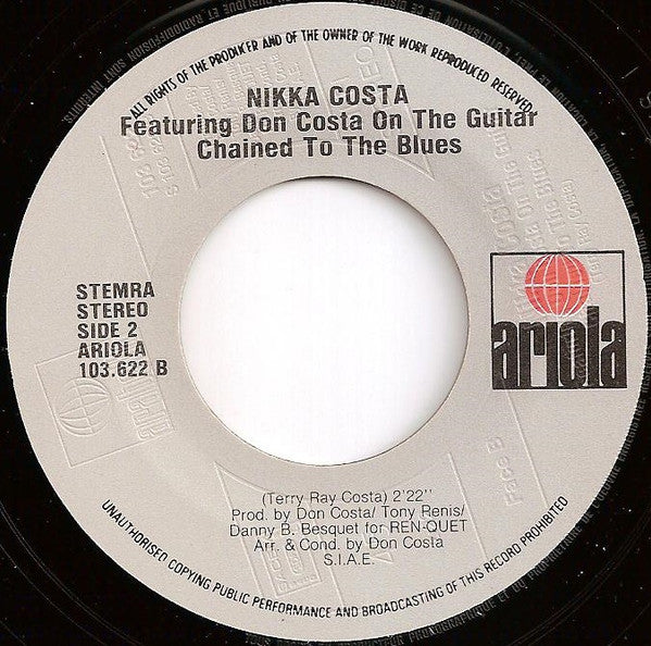 Nikka Costa Featuring Don Costa - (Out Here) On My Own 35613 Vinyl Singles Goede Staat