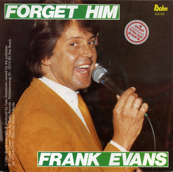 Frank Evans - Forget Him 19122 Vinyl Singles Goede Staat