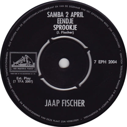 Jaap Fischer - Samba 2 April (EP) 10354 05349 32652 34887 Vinyl Singles EP Goede Staat