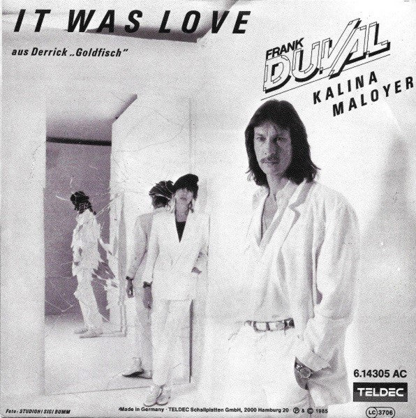 Frank Duval - Kalina Maloyer - It Was Love 02852 Vinyl Singles Goede Staat