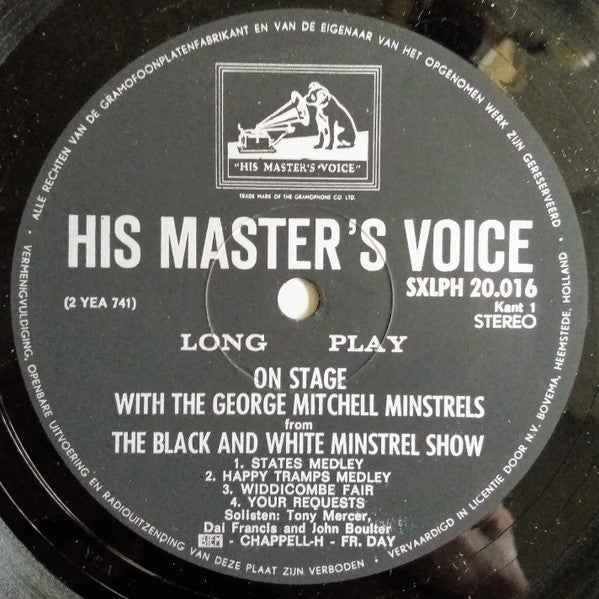 George Mitchell Minstrels - On Stage With The George Mitchell Minstrels (LP) 41214 Vinyl LP Goede Staat