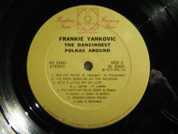 Frankie Yankovic - The Dancingest Polkas Around (LP) 42497 (B) Vinyl LP B-Keus (B)