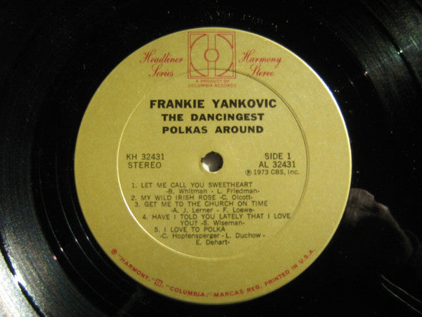 Frankie Yankovic - The Dancingest Polkas Around (LP) 42497 (B) Vinyl LP B-Keus (B)