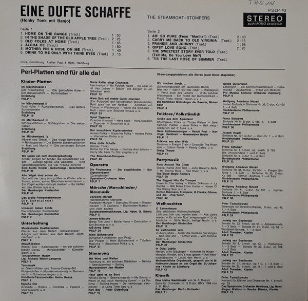 Steamboat Stompers - Eine Dufte Schaffen (LP) 43531 Vinyl LP Goede Staat