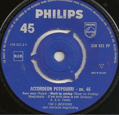 3 Jacksons - Accordeon Potpourri No. 46 Vinyl Singles Goede Staat