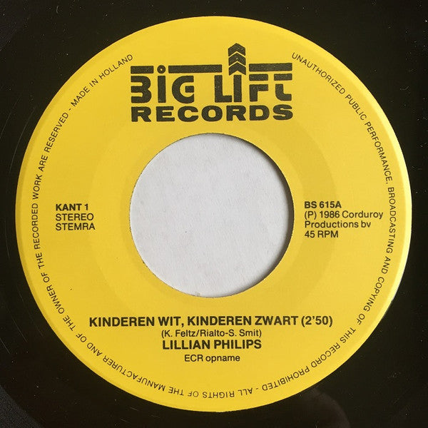 Lillian Philips - Kinderen Wit Kinderen Zwart 14715 Vinyl Singles Goede Staat