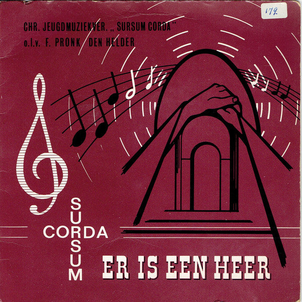 Christelijke Jeugdmuziekvereniging Sursum Corda - Er Is Een Heer (EP) 18800 Vinyl Singles EP Goede Staat