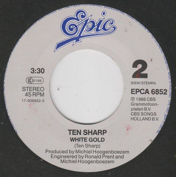 Ten Sharp - Last Words 12384 Vinyl Singles Goede Staat