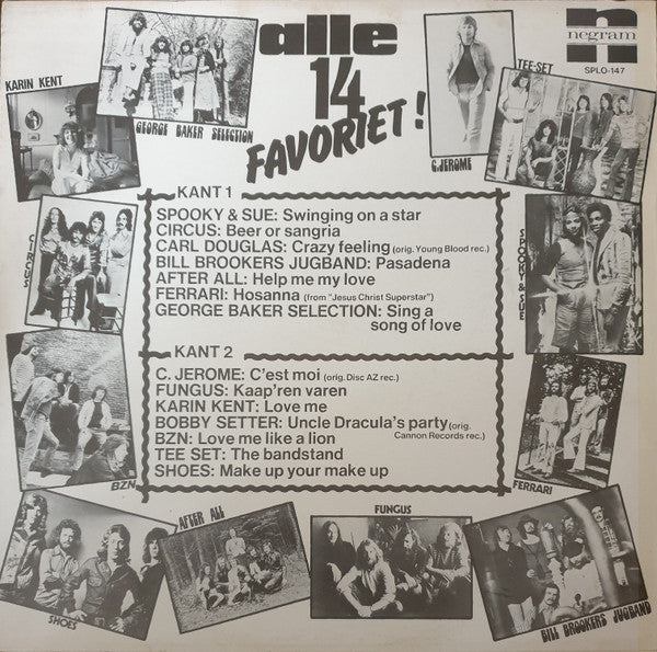 Various - Alle 14 Favoriet (LP) 41607 Vinyl LP Goede Staat