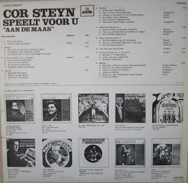 Cor Steyn - Speelt Voor U (LP) 48753 Vinyl LP Goede Staat