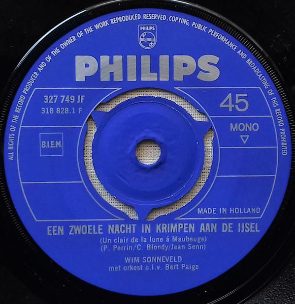 Wim Sonneveld - Een Zwoele Nacht In Krimpen Aan De IJssel 11710 Vinyl Singles Goede Staat