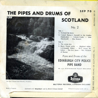 Edinburgh Police Pipe Band - The Pipes And Drum Of Scotland No 2 (EP) 13619 Vinyl Singles EP Goede Staat