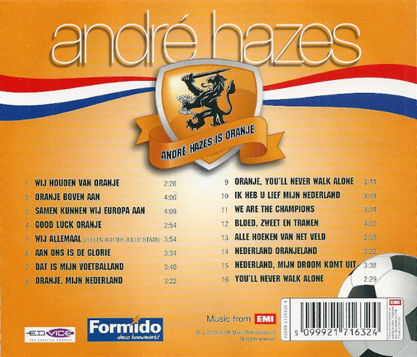 André Hazes - André Hazes Is Oranje (CD) Compact Disc Goede Staat