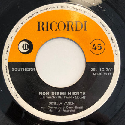 Ornella Vanoni - Non Dirmi Niente (Don't Make Me Over) 02469 Vinyl Singles Hoes: Generic