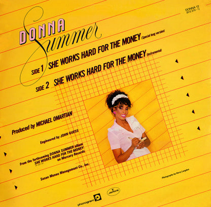 Donna Summer - She Works Hard For The Money 09553 Vinyl Singles Goede Staat